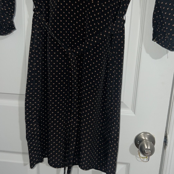 Forever 21 dress polka dots black and tan. forever 21 short dress top new cute - Picture 5 of 17